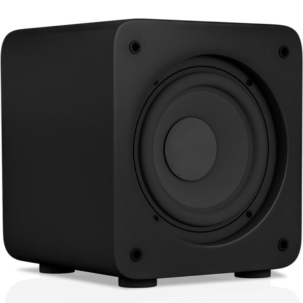 Audioengine S6 6-inch (6") Powered Subwoofer - Matte Black