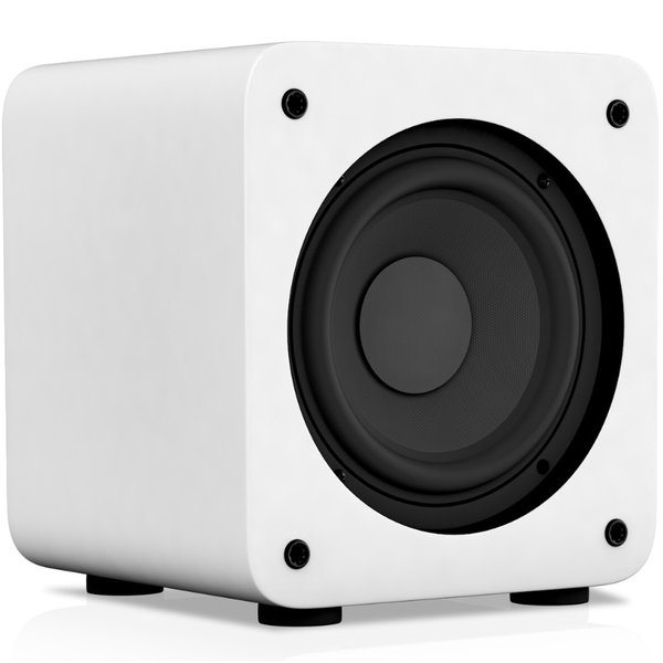 Audioengine S6 6-inch (6") Powered Subwoofer - Matte White Audioengine S6 6-inch (6") Powered Subwoofer - Matte White