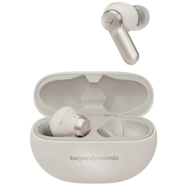 Beyerdynamic AMIRON 100 True Wireless Bluetooth Noise-Cancelling In-Ear Earphone with Mic - Cream Beyerdynamic AMIRON 100 True Wireless Bluetooth Noise-Cancelling In-Ear Earphone with Mic - Cream