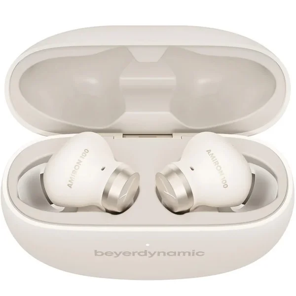 Beyerdynamic AMIRON 100 True Wireless Bluetooth Noise-Cancelling In-Ear Earphone with Mic - Cream