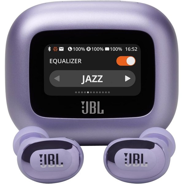 JBL Live Buds 3 True Wireless Bluetooth Noise-Cancelling In-Ear Earphone with Mic - Purple JBL Live Buds 3 True Wireless Bluetooth Noise-Cancelling In-Ear Earphone with Mic - Purple