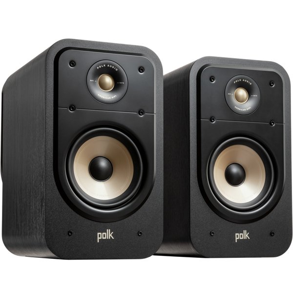Polk Audio Signature Elite ES20 Passive Desktop Bookshelf Speakers - Black