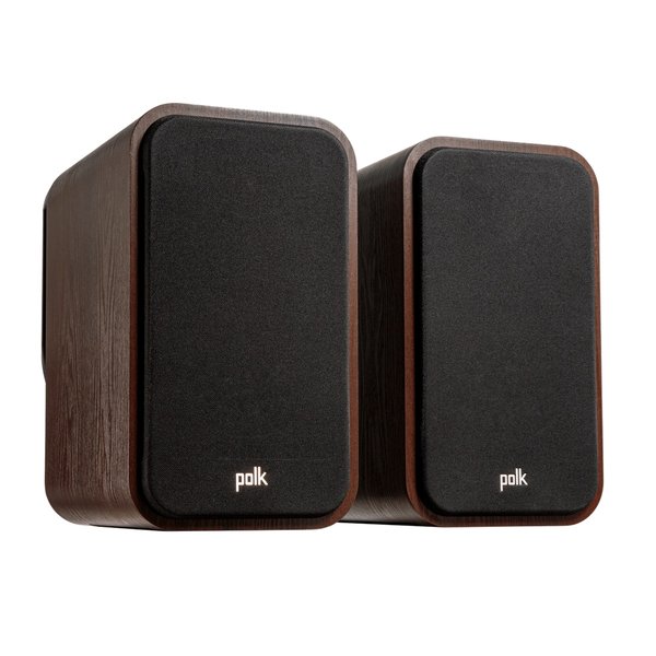 Polk Audio Signature Elite ES20 Passive Desktop Bookshelf Speakers - Walnut