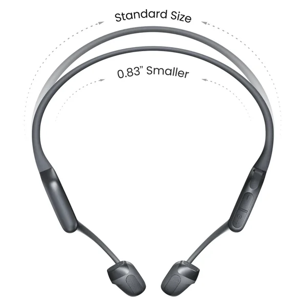 Shokz OpenRun Pro 2 Mini Wireless Bluetooth Bone Conduction Headphone with Mic - Black