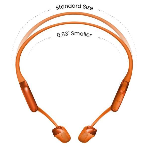 Shokz OpenRun Pro 2 Mini Wireless Bluetooth Bone Conduction Headphone with Mic - Orange Shokz OpenRun Pro 2 Mini Wireless Bluetooth Bone Conduction Headphone with Mic - Orange