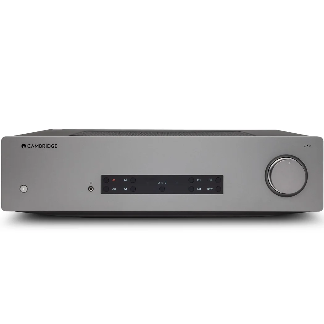 Cambridge Audio CXA81 Mk II Wireless Bluetooth Receiver/Streamer Hi-Fi Integrated Amplifier & USB DAC - Lunar Grey