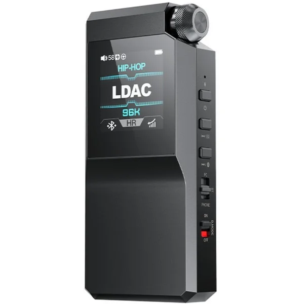 FiiO BTR17 MQA Wireless Bluetooth Portable Headphone Amplifier & USB DAC with Mic - Black