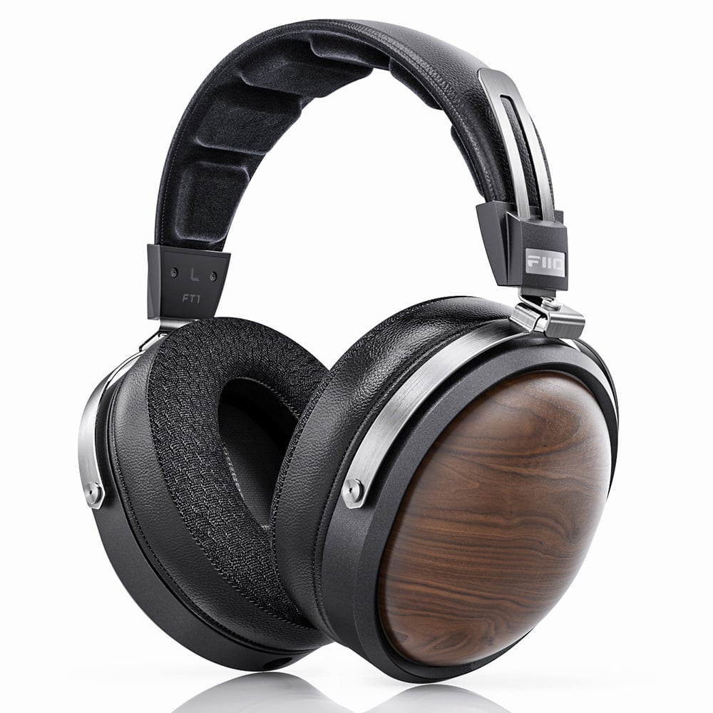 FiiO FT1 60mm Large Composite Driver Wooden Earcups Closed-Back