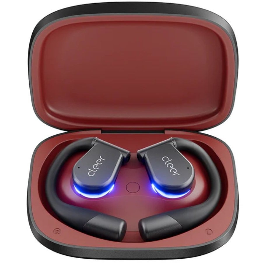 Cleer ARC 3 Dolby Atmos Waterproof True Wireless Bluetooth Air Conduction Open-Ear Earphone with Mic - Black
