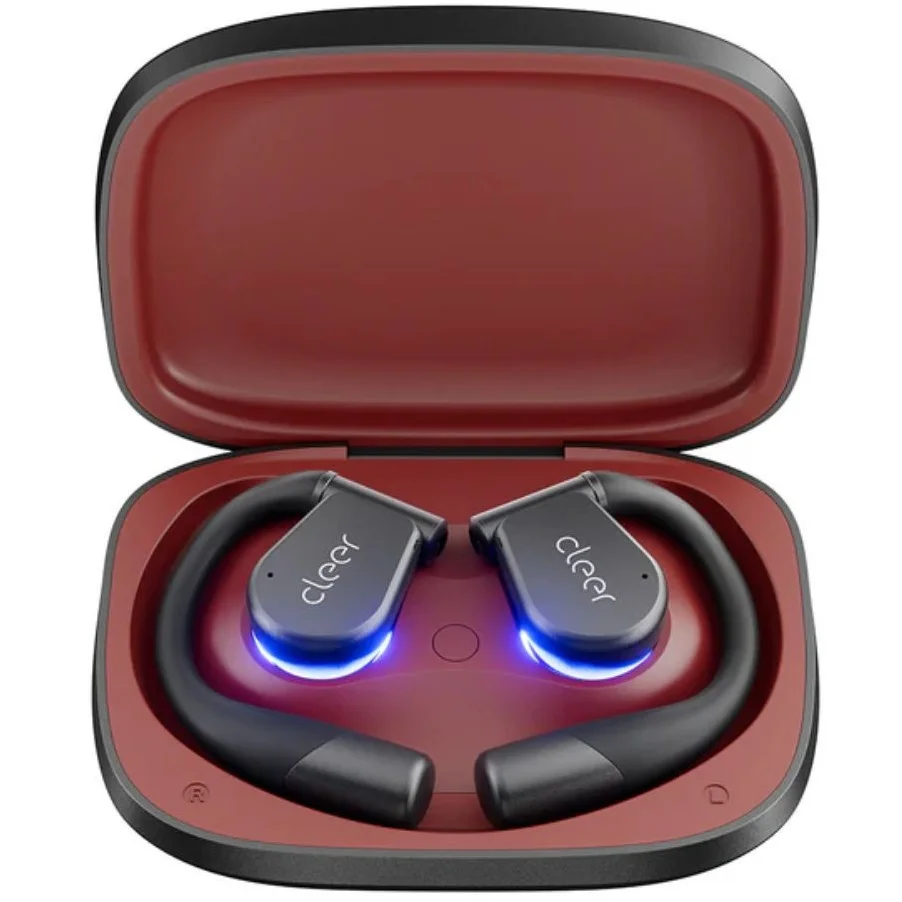 Cleer ARC 3 Dolby Atmos Waterproof True Wireless Bluetooth Air Conduction Open-Ear Earphone with Mic - Black