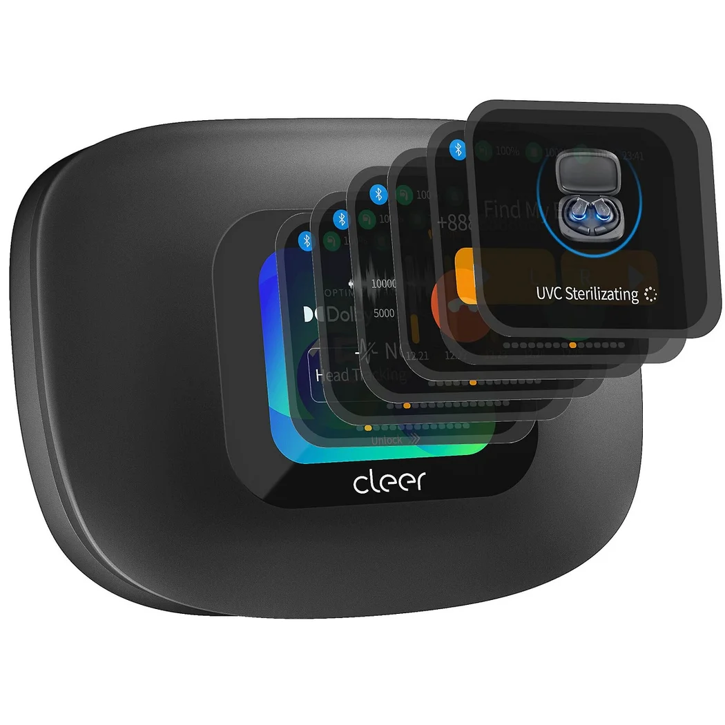 Cleer ARC 3 Dolby Atmos Waterproof True Wireless Bluetooth Air Conduction Open-Ear Earphone with Mic - Black/Gold