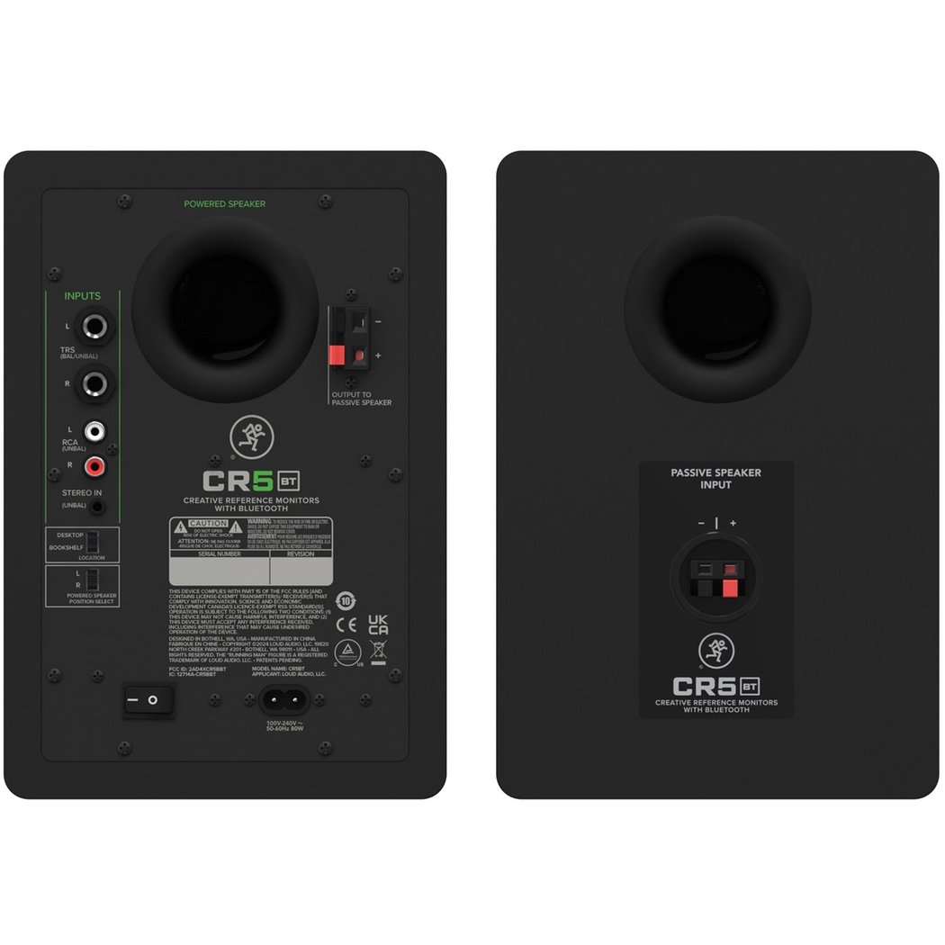Mackie CR5BT (Gen 3) Studio Monitoring Speakers