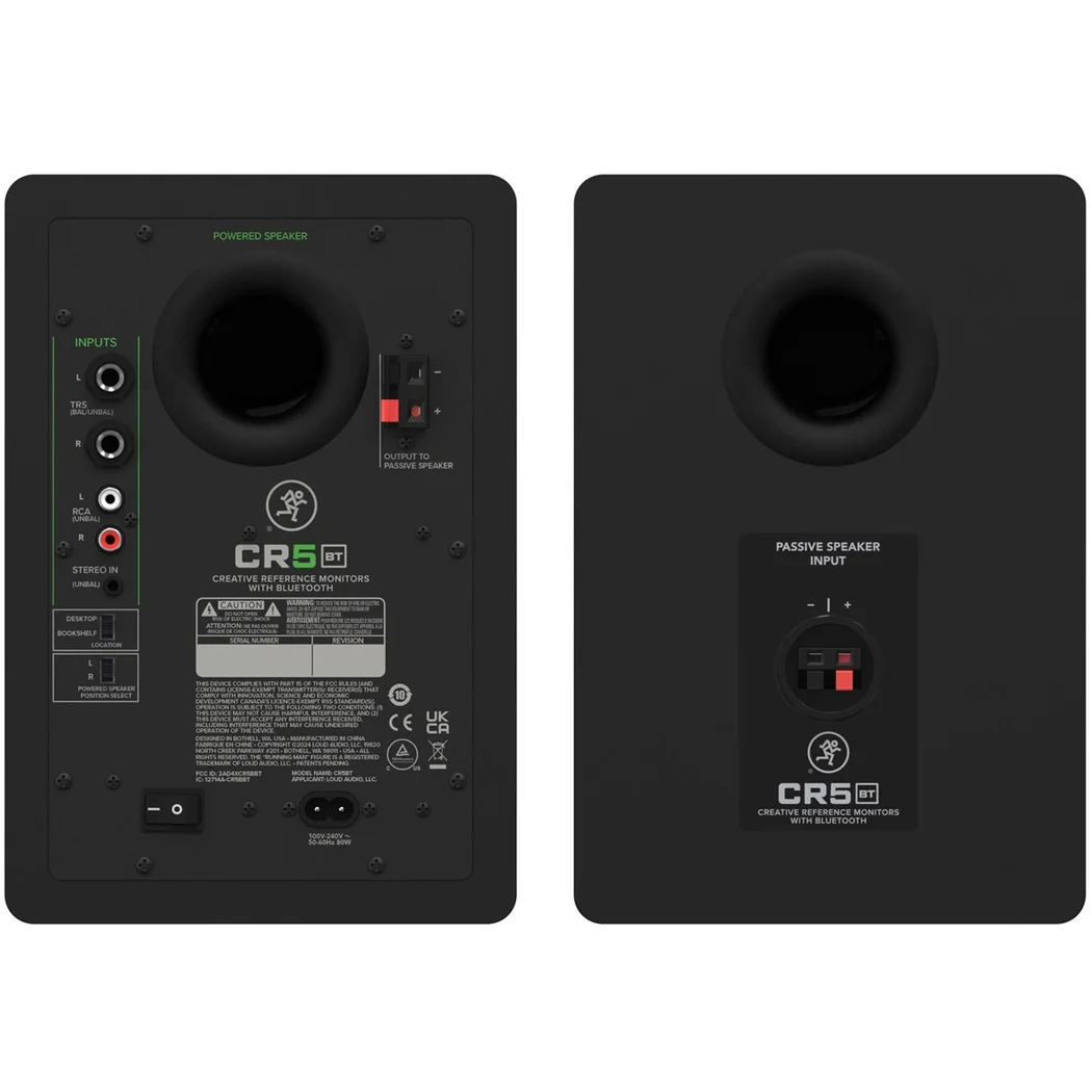 Mackie CR5BT (Gen 3) Studio Monitoring Speakers