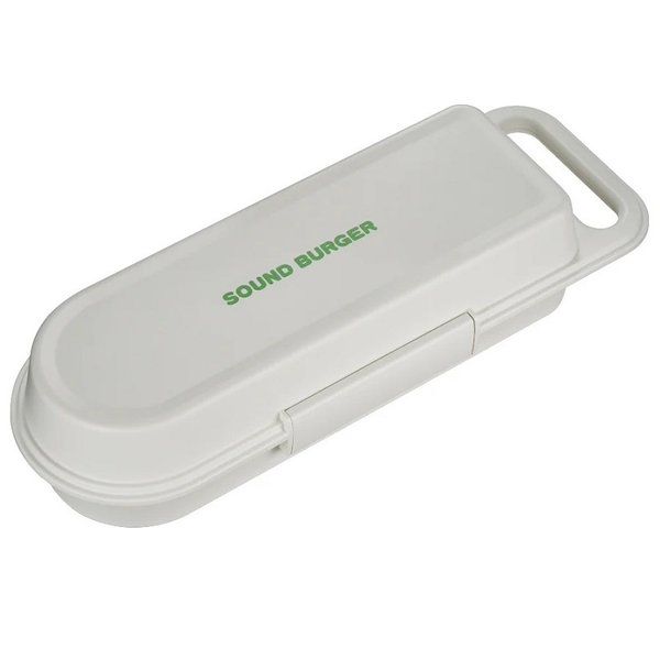 Audio-Technica AT-SBC1 Storage Case for AT-SB727 Sound Burger Turntable - White Audio-Technica AT-SBC1 Storage Case for AT-SB727 Sound Burger Turntable - White