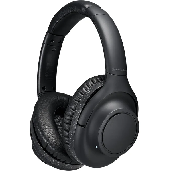 Audio-Technica ATH-S300BT Wired/Wireless Bluetooth Noise-Cancelling Over-Ear Headphone with Mic - Black
