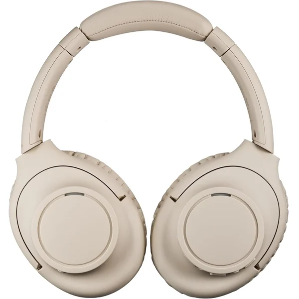 Audio-Technica ATH-S300BT Wired/Wireless Bluetooth Noise-Cancelling Over-Ear Headphone with Mic - Beige