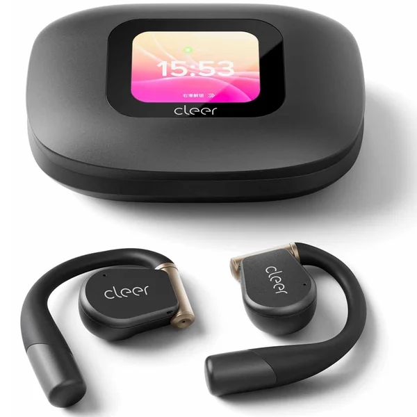 Cleer ARC 3 Dolby Atmos Waterproof True Wireless Bluetooth Air Conduction Open-Ear Earphone with Mic - Black/Gold