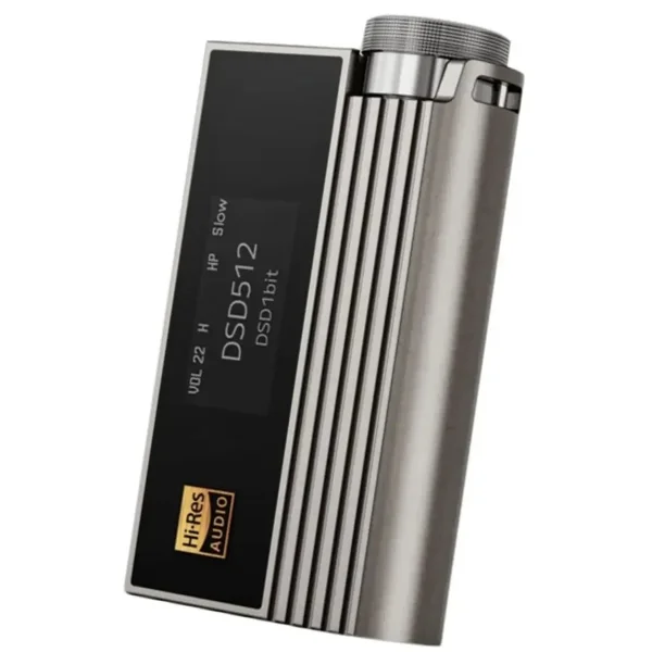 iBasso Nunchaku Type-C USB to 3.5/4.4mm Balanced DAC & Vacuum Tube Headphone Amplifier Adapter - Grey