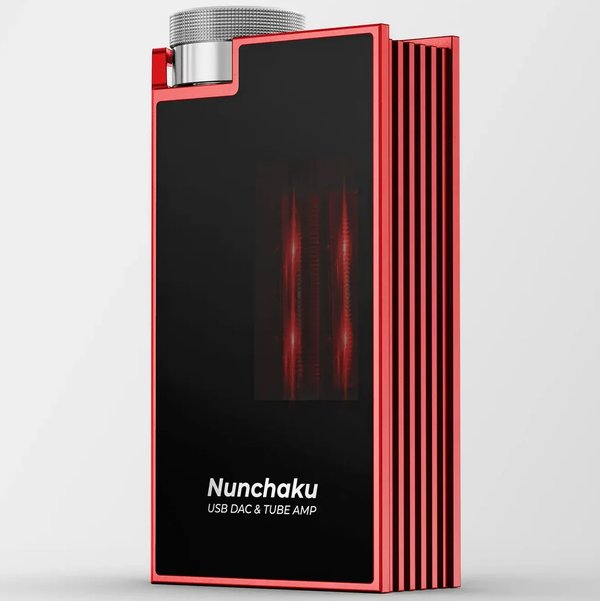 iBasso Nunchaku Type-C USB to 3.5/4.4mm Balanced DAC & Vacuum Tube Headphone Amplifier Adapter - Red iBasso Nunchaku Type-C USB to 3.5/4.4mm Balanced DAC & Vacuum Tube Headphone Amplifier Adapter - Red