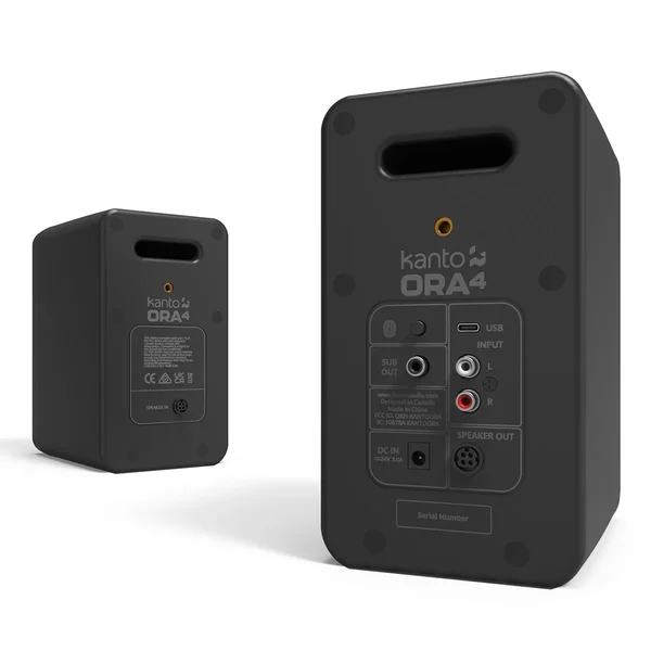 Kanto ORA4 Wireless Bluetooth Desktop Bookshelf Speakers - Matte Black