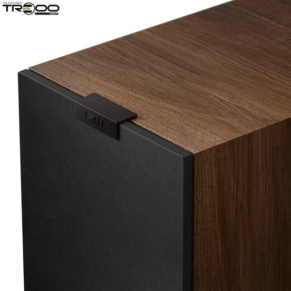 KEF Q3 Meta 2-Way Passive Desktop Bookshelf Speakers - Walnut