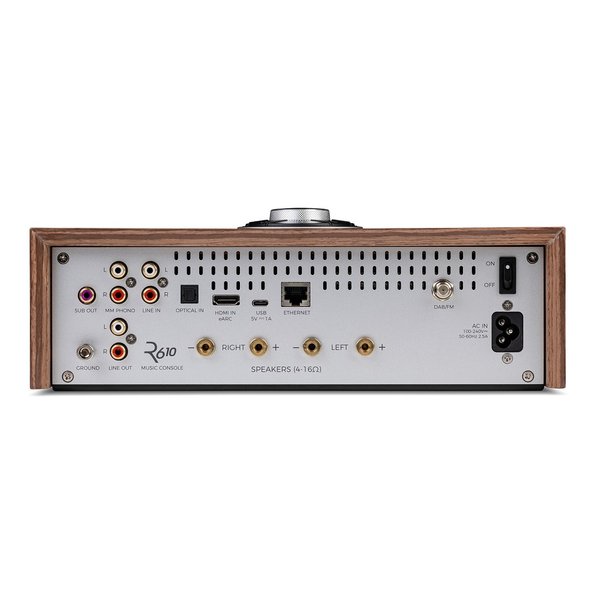 Ruark R610 Multi-Room Wireless Bluetooth/WiFi Network Streamer & FM Tuner Music Console (with HDMI & Phono) - Fused Walnut Ruark R610 Multi-Room Wireless Bluetooth/WiFi Network Streamer & FM Tuner Music Console (with HDMI & Phono) - Fused Walnut