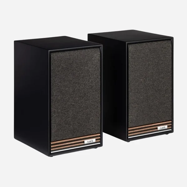 Ruark Sabre-R Passive Desktop Bookshelf Speakers - Satin Charcoal Lacquer