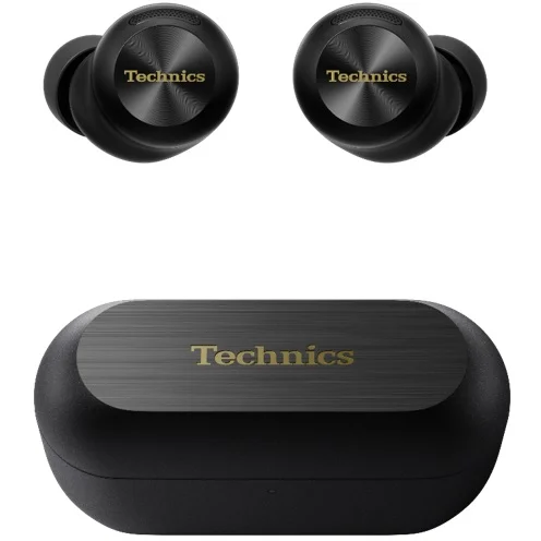 Technics EAH-AZ100 True Wireless Bluetooth Noise-Cancelling In-Ear Earphone with Mic - Black