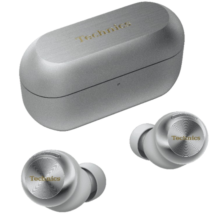 Technics EAH-AZ100 True Wireless Bluetooth Noise-Cancelling In-Ear Earphone with Mic - Silver