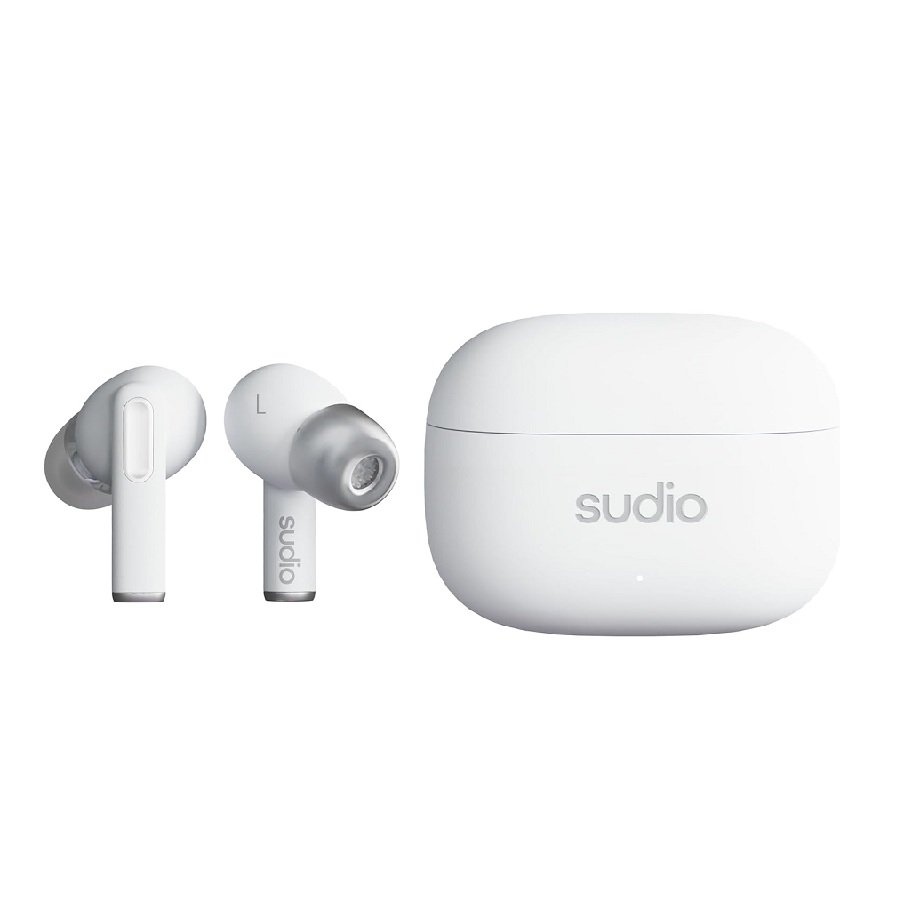 Sudio A1 Pro Wireless Bluetooth On-Ear Earphone with Mic - White