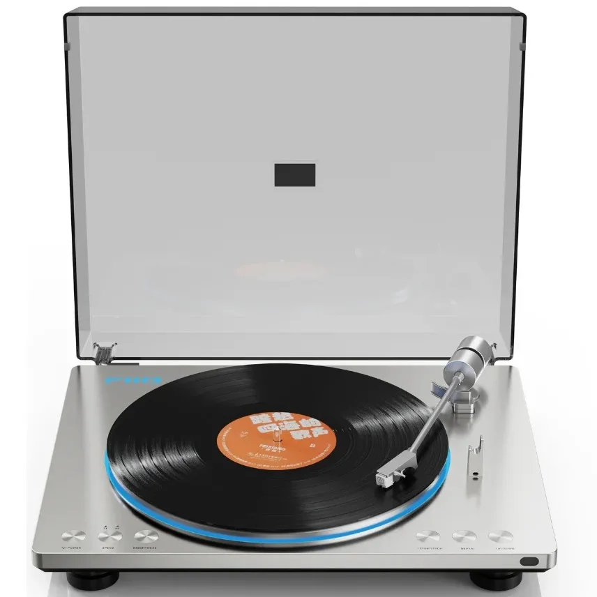 FiiO TT13 Fully Automatic Wireless Bluetooth Belt-Drive Turntable - Silver