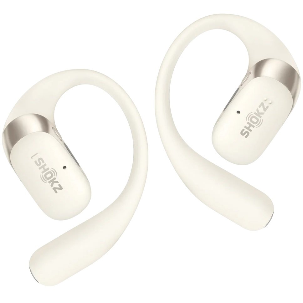 Shokz OpenFit 2 True Wireless Bluetooth Air Conduction Open-Ear Earphone with Mic - Beige