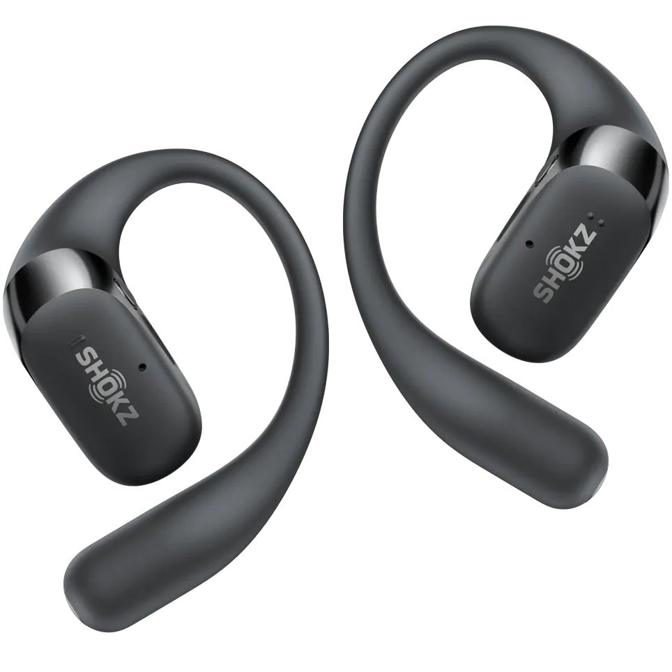 Shokz OpenFit 2 True Wireless Bluetooth Air Conduction Open-Ear Earphone with Mic - Black