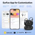 EarFun OpenJump Waterproof True Wireless Bluetooth Air Conduction Earphones Black
