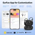 EarFun OpenJump Waterproof True Wireless Bluetooth Air Conduction Earphones Black