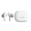 Sudio A1 Pro Wireless Bluetooth On-Ear Earphone with Mic - White Sudio A1 Pro Wireless Bluetooth On-Ear Earphone with Mic - White