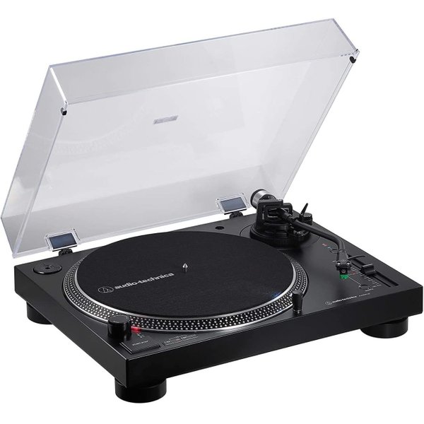 Audio-Technica AT-LP120XBT-USB Wireless Bluetooth Fully Manual Direct-Drive Turntable (Analog, Wireless & USB) - Black Audio-Technica AT-LP120XBT-USB Wireless Bluetooth Fully Manual Direct-Drive Turntable (Analog, Wireless & USB) - Black