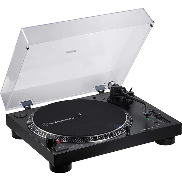 Audio-Technica AT-LP120XBT-USB Wireless Bluetooth Fully Manual Direct-Drive Turntable (Analog, Wireless & USB) - Black
