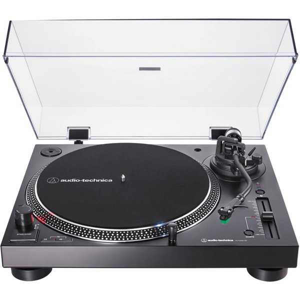 Audio-Technica AT-LP120XBT-USB Wireless Bluetooth Fully Manual Direct-Drive Turntable (Analog, Wireless & USB) - Black Audio-Technica AT-LP120XBT-USB Wireless Bluetooth Fully Manual Direct-Drive Turntable (Analog, Wireless & USB) - Black