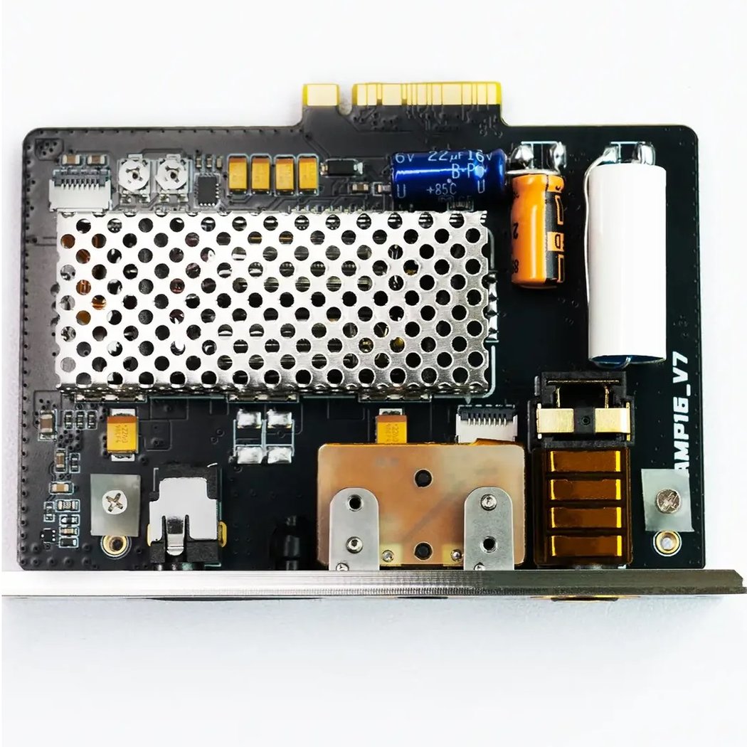 iBasso AMP16 4.4mm Balanced + 3.5mm SE Dual Raytheon JAN6418 Vacuum Tubes Amplifier Card for iBasso DX340