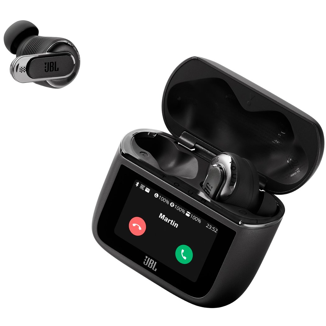 JBL Tour Pro 3 2-Driver Hybrid True Wireless Bluetooth Noise-Cancelling In-Ear Earphone with Mic - Black
