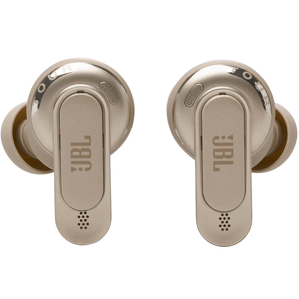 JBL Tour Pro 3 2-Driver Hybrid True Wireless Bluetooth Noise-Cancelling In-Ear Earphone with Mic - Latte