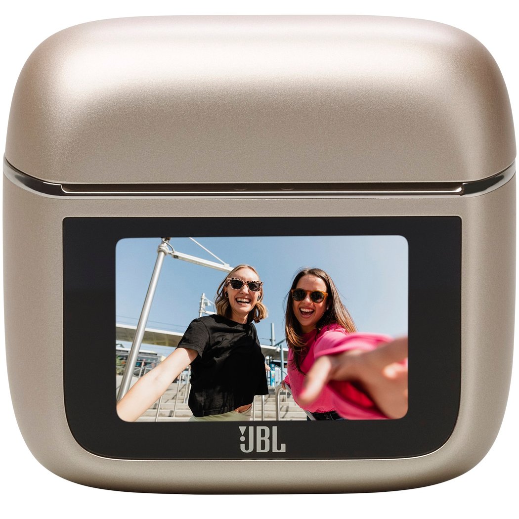 JBL Tour Pro 3 2-Driver Hybrid True Wireless Bluetooth Noise-Cancelling In-Ear Earphone with Mic - Latte