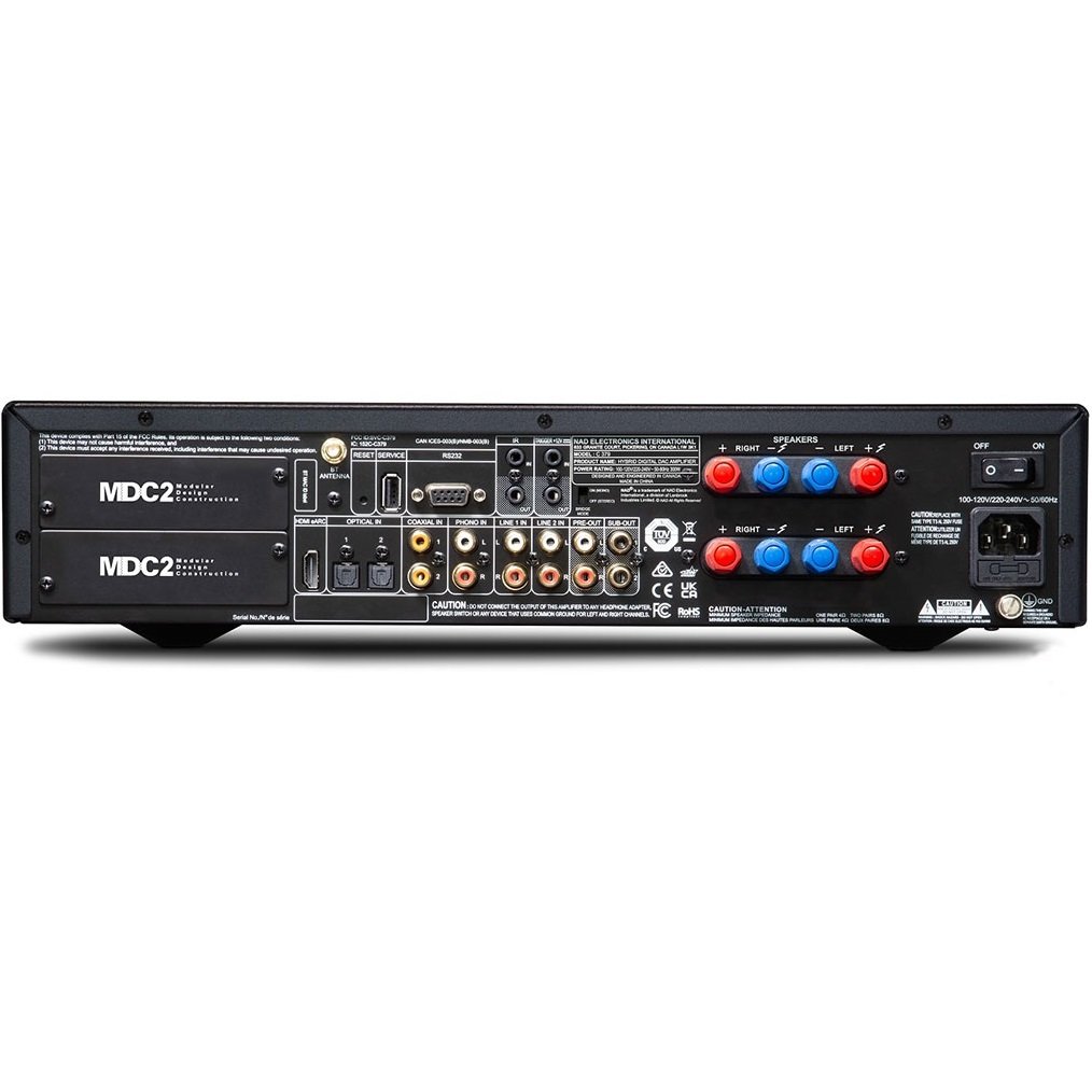 NAD C 379 Wireless Bluetooth Integrated Amplifier (with HDMI & Phono)