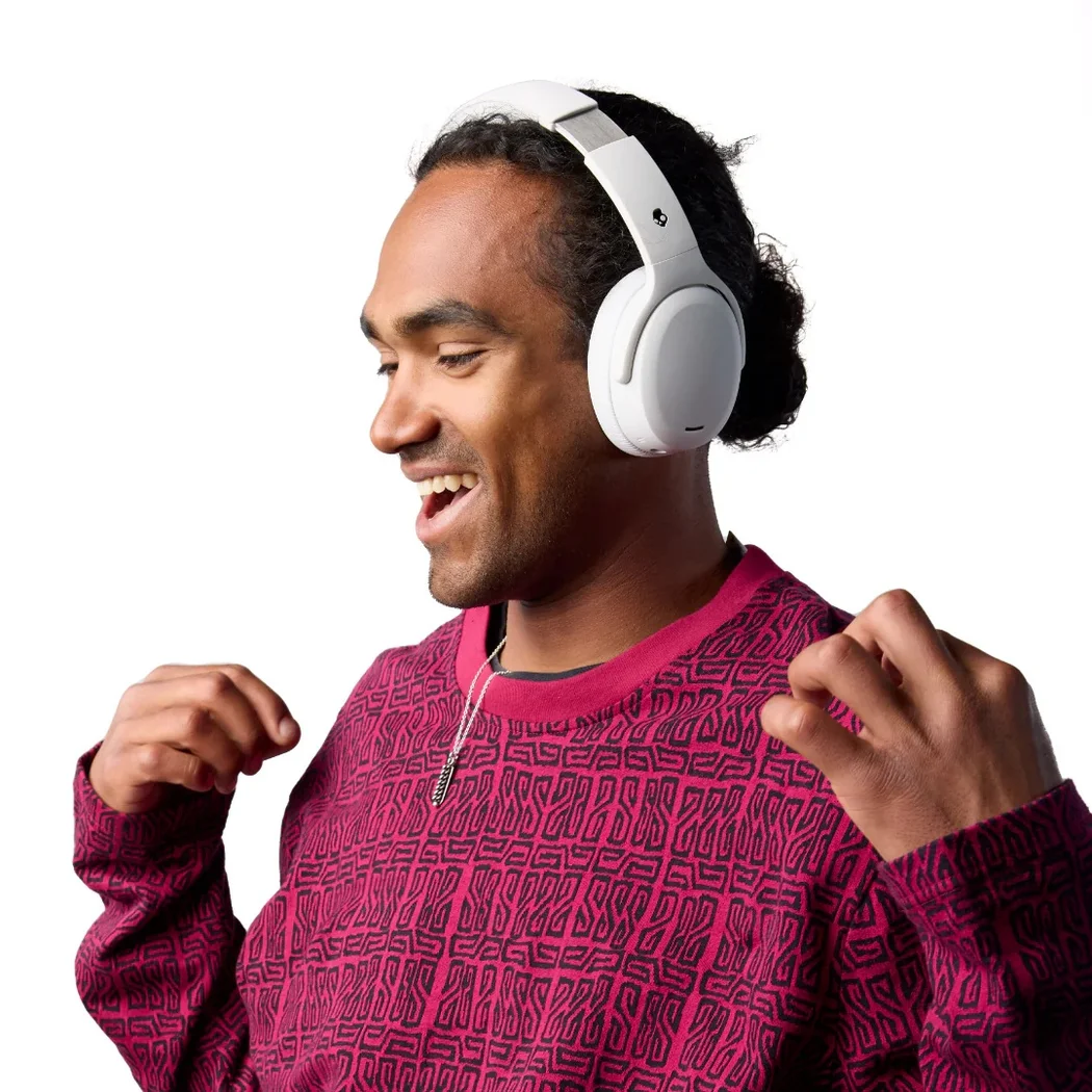 Skullcandy Crusher ANC 2 Wired/Wireless Bluetooth Noise-Cancelling Over-Ear Headphone with Mic - Bone