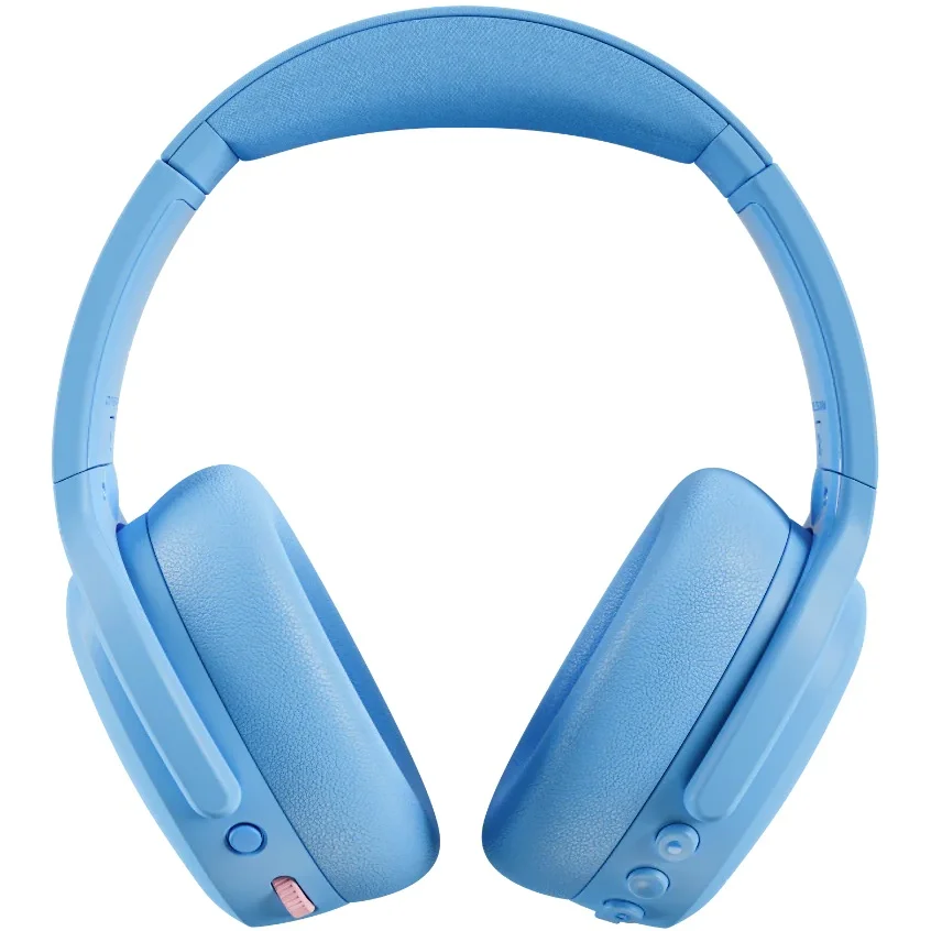Skullcandy Crusher ANC 2 Wired/Wireless Bluetooth Noise-Cancelling Over-Ear Headphone with Mic - Preppy Blue