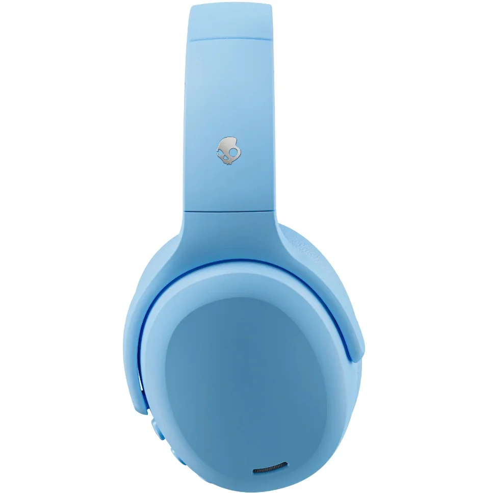 Skullcandy Crusher ANC 2 Wired/Wireless Bluetooth Noise-Cancelling Over-Ear Headphone with Mic - Preppy Blue