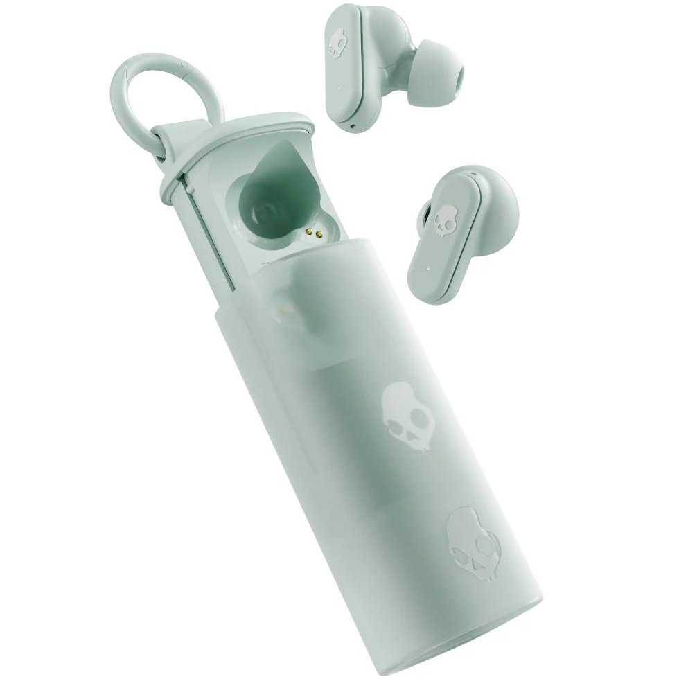 Skullcandy Dime Evo True Wireless Bluetooth In-Ear Earphones with Mic - Preppy Sage