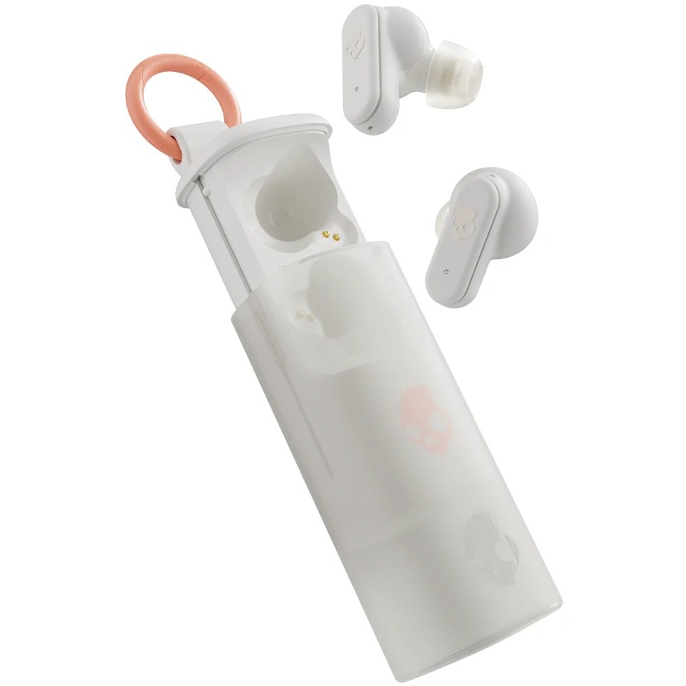 Skullcandy Dime Evo True Wireless Bluetooth In-Ear Earphones with Mic - Bone