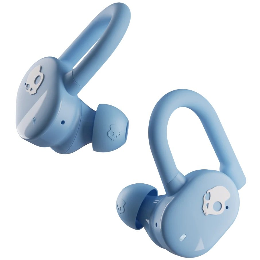Skullcandy Push Play Active True Wireless Bluetooth In-Ear Earphones with Mic - Preppy Blue
